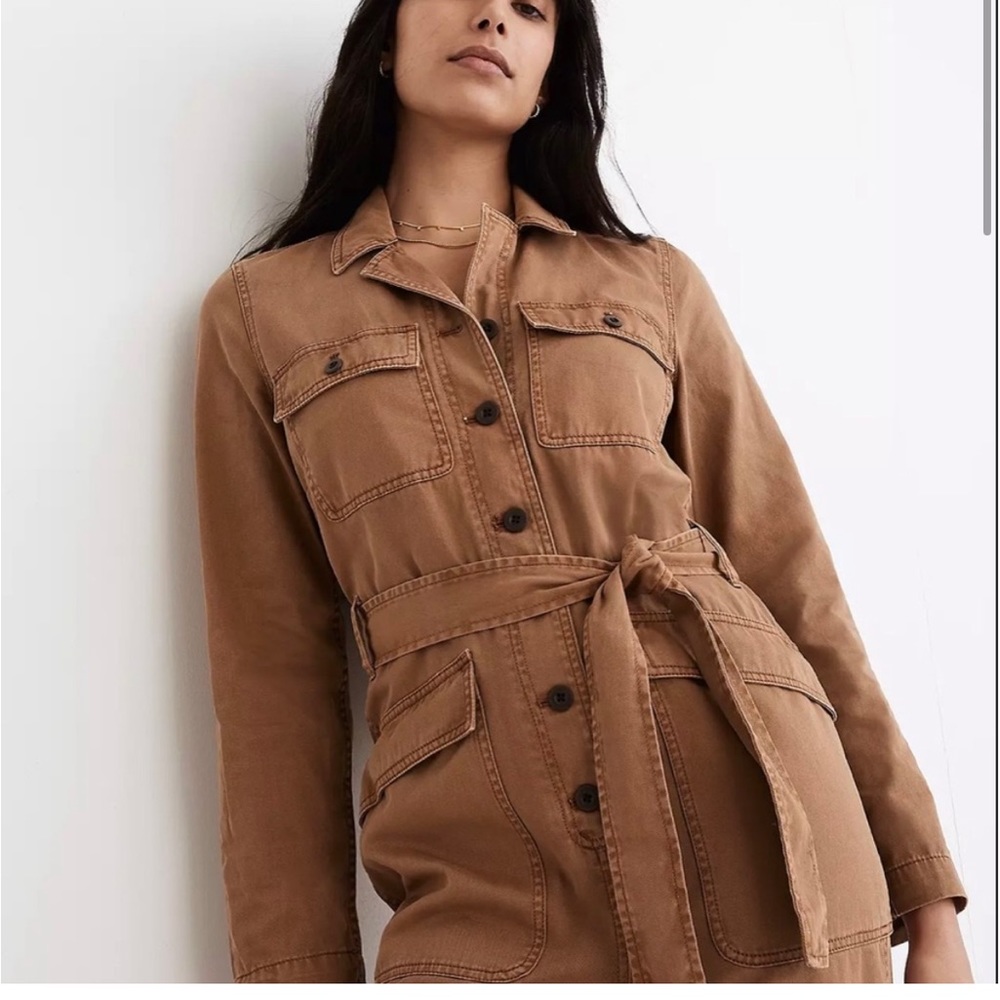 Madewell Tie-waste Fatigue Jumpsuit